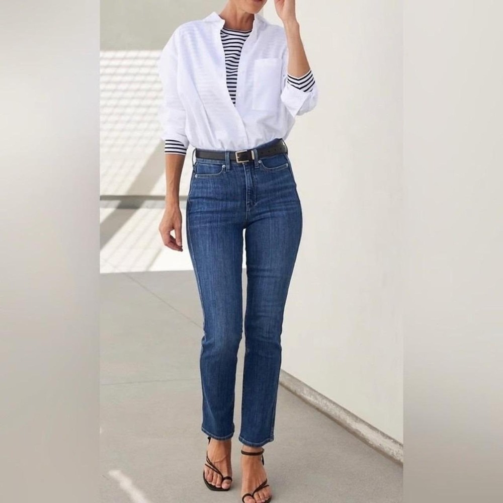 AYR Women's‎ Dark Blue Cropped Jeans